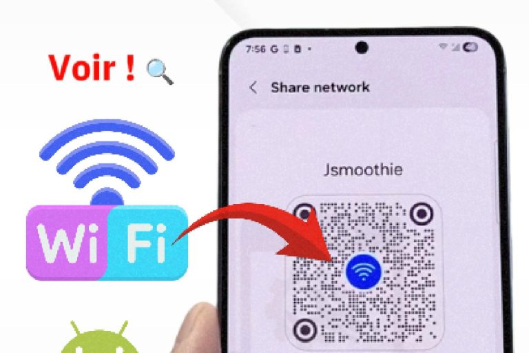 Voir et partager mot de passe Wi-Fi Android