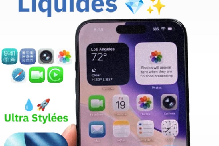 Icône Liquid Glass iOS 26 : activer le nouveau style d’apps