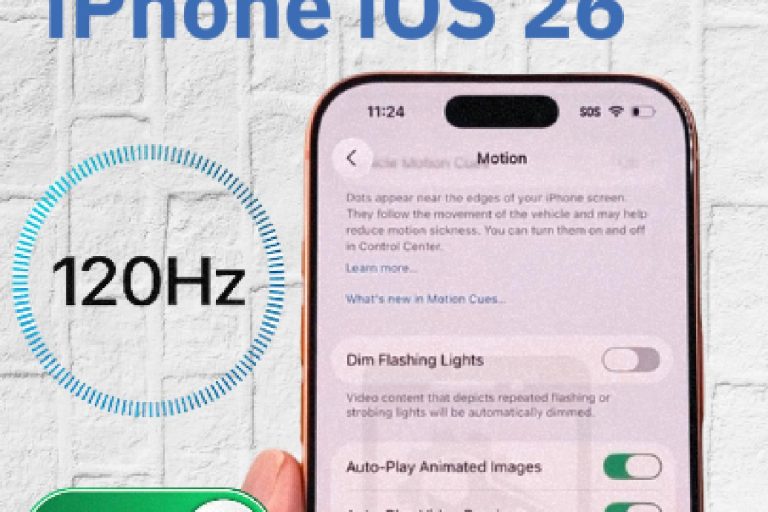 Activer ou Désactiver le 120 Hz iPhone 17
