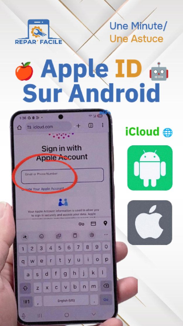 Connexion Apple ID sur Android 📱 | iCloud sur Android