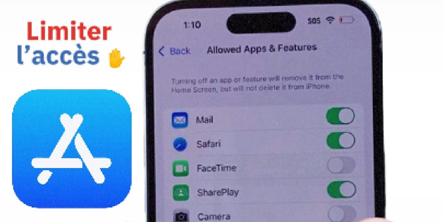 Comment bloquer des applications sur iPhone
