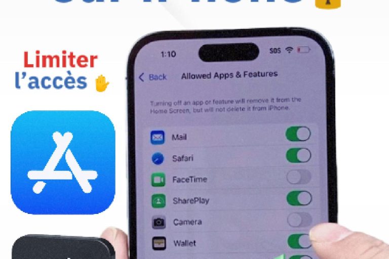 Comment bloquer des applications sur iPhone