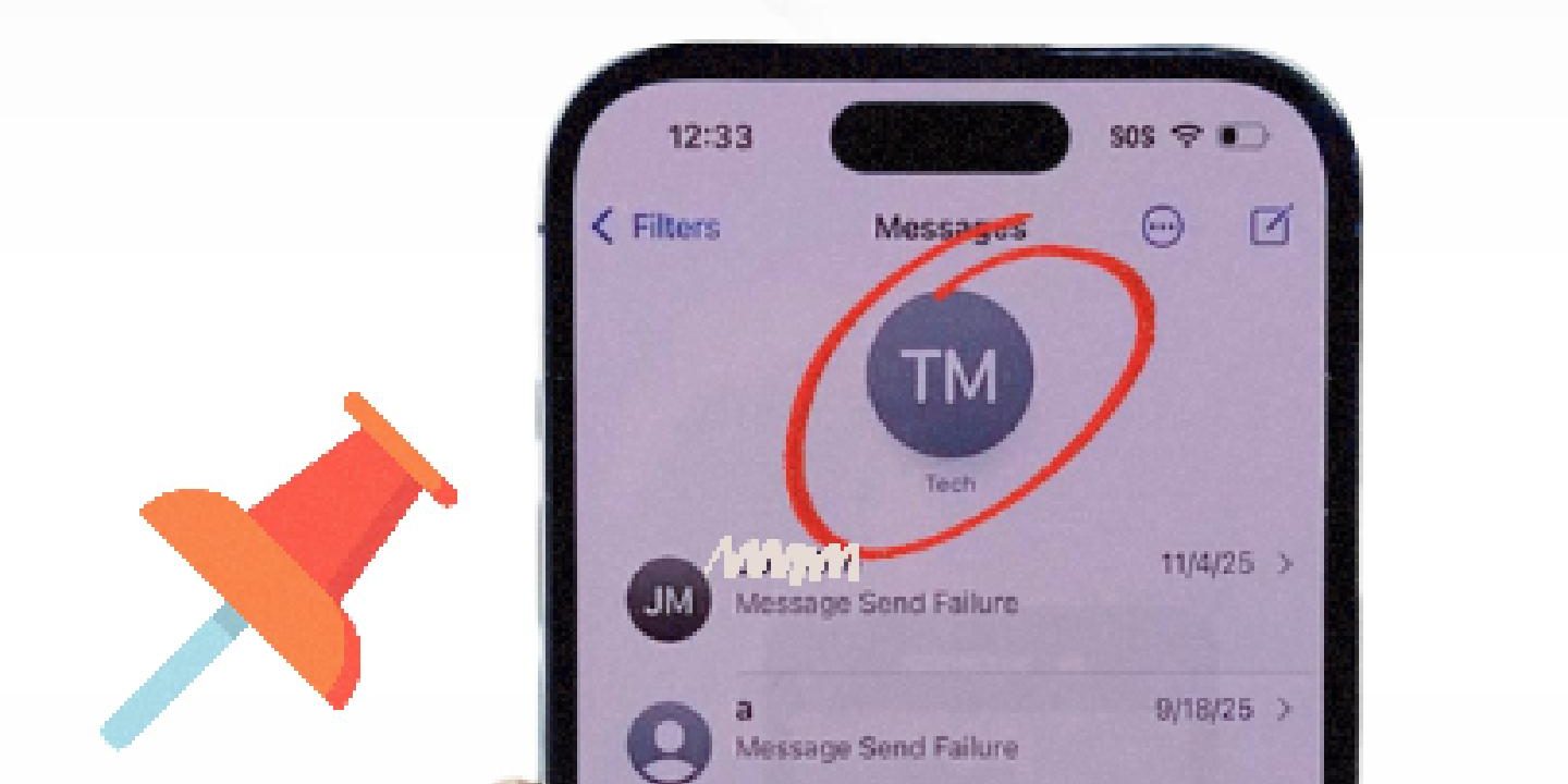 Épingler un contact dans Messages sur iPhone - Astuce iOS