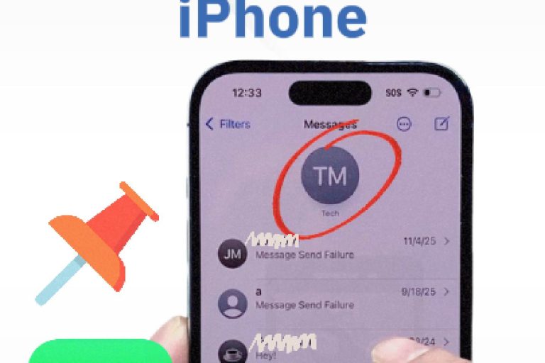 Épingler un contact dans Messages sur iPhone - Astuce iOS