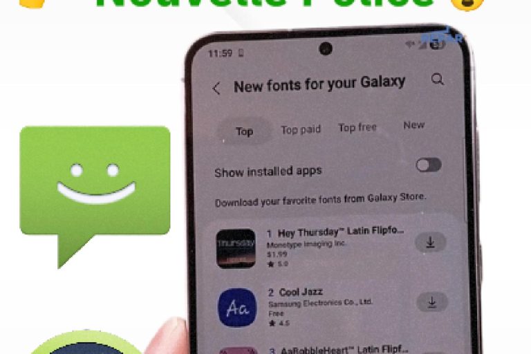 Comment changer la police d’écriture sur Android facilement