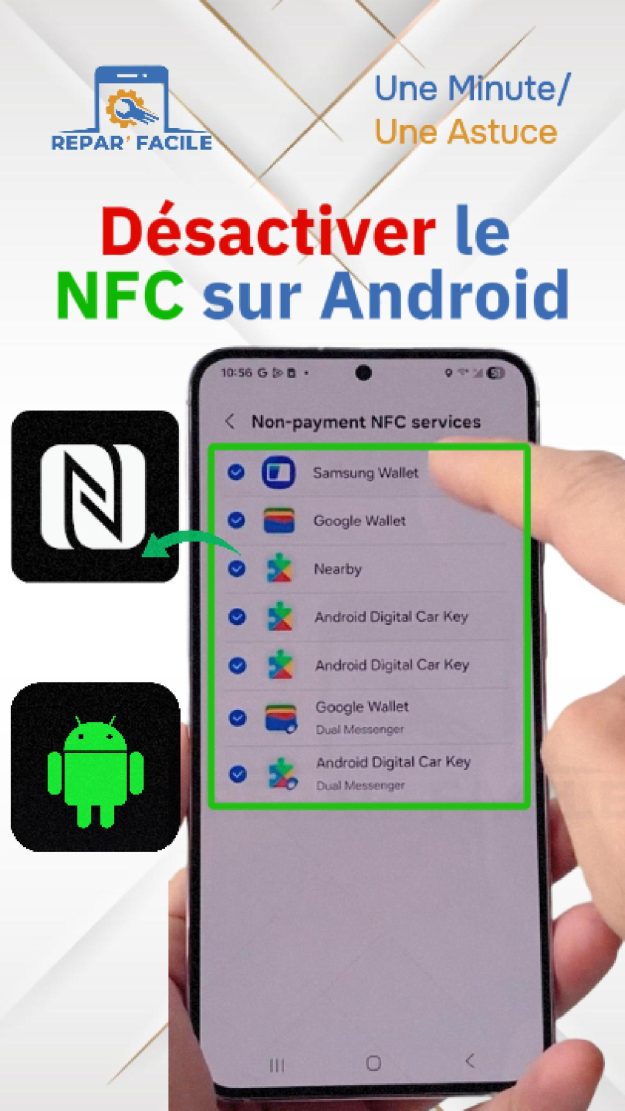 Désactiver le NFC sur Android : méthodes rapide et permanente