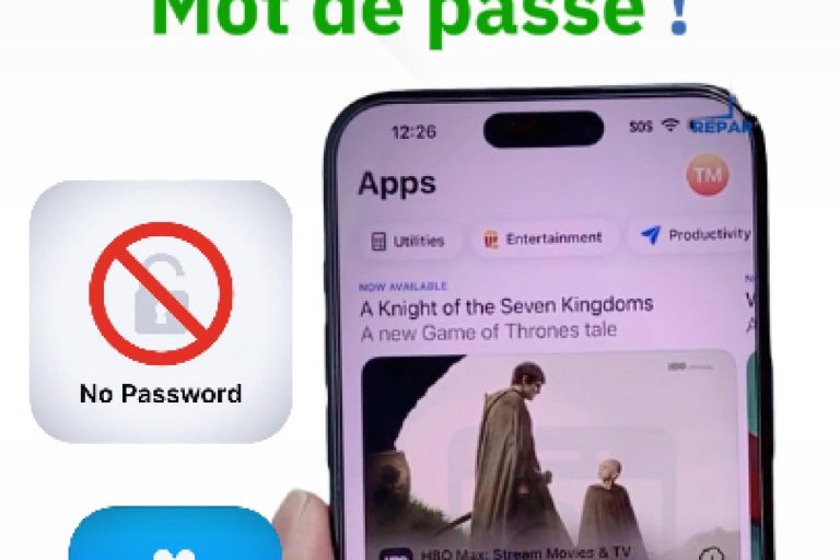Installer apps iPhone sans mot de passe Apple ID