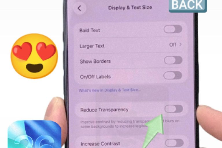 Retrouver les anciens icônes iPhone iOS 26