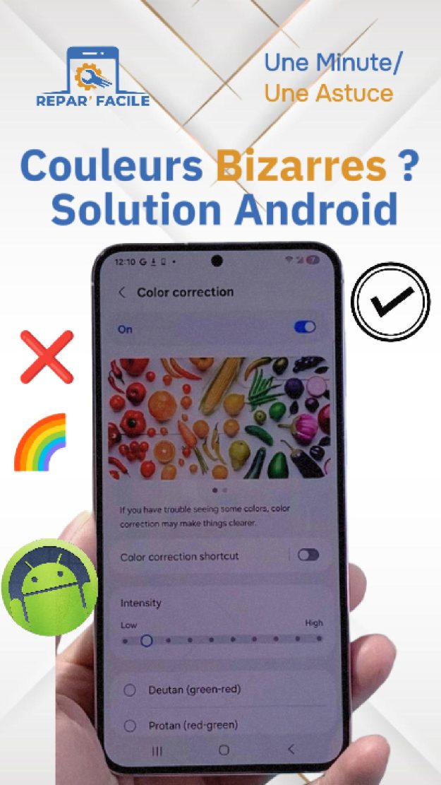 Couleurs écran Android anormales : solution rapide