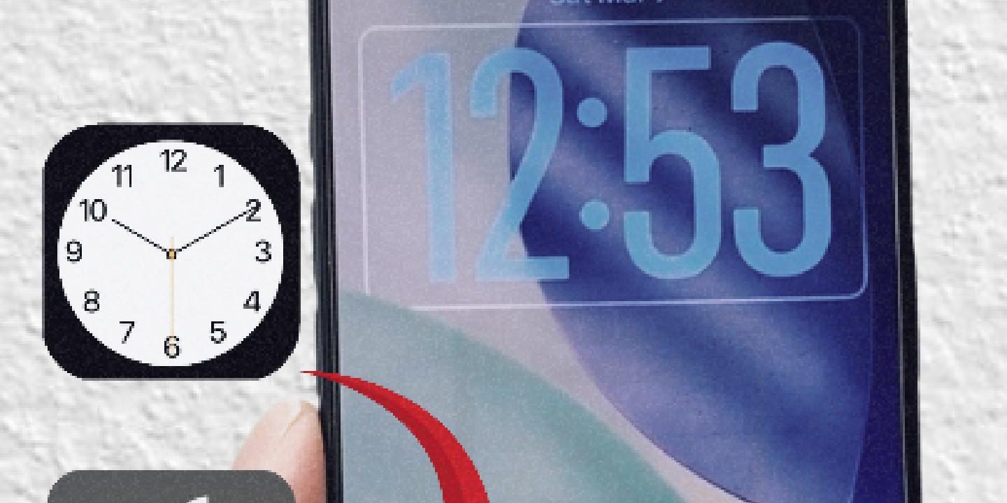 Modifier horloge écran verrouillé iPhone