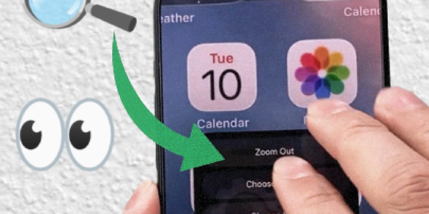 iPhone zoomé : comment dézoomer rapidement