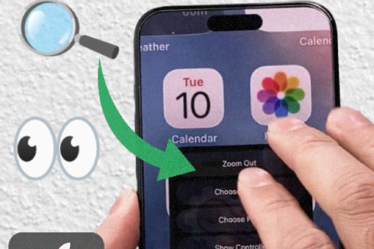 iPhone zoomé : comment dézoomer rapidement