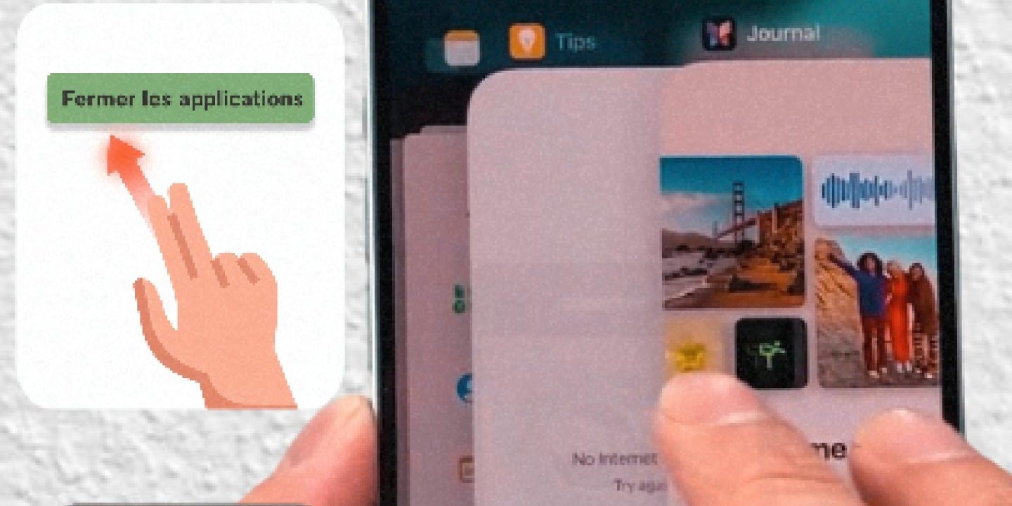Comment fermer plusieurs applications en même temps sur iPhone