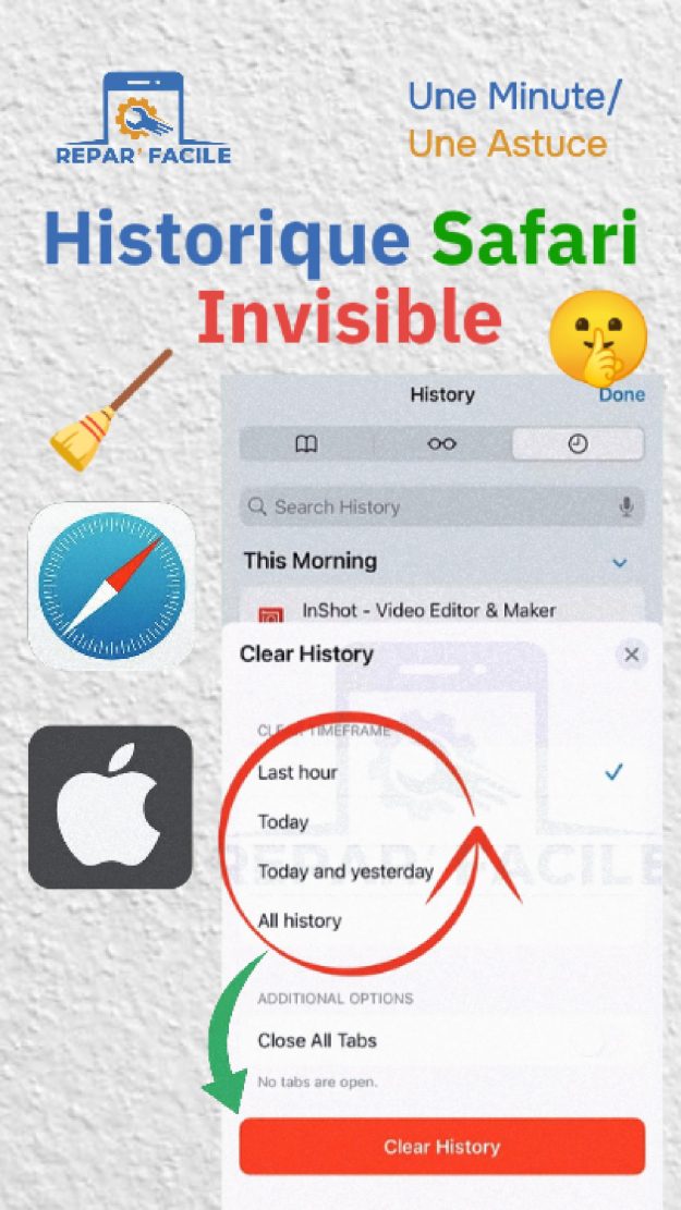 Historique Safari iPhone : voir et supprimer