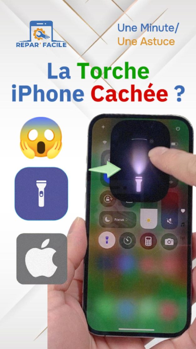 Activer ou désactiver la lampe torche sur iPhone