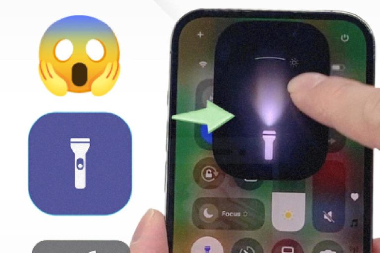 Activer ou désactiver la lampe torche sur iPhone