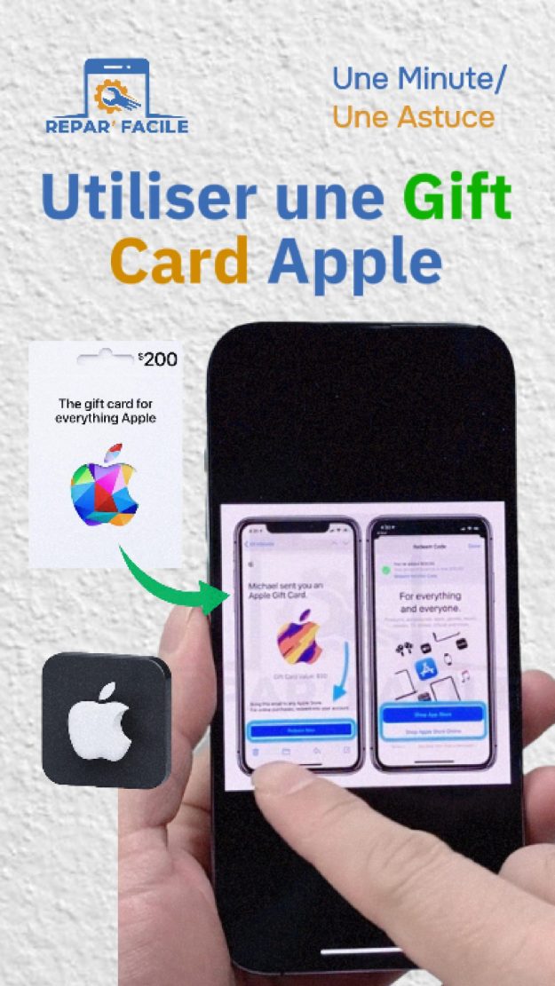 Comment utiliser une carte cadeau Apple facilement