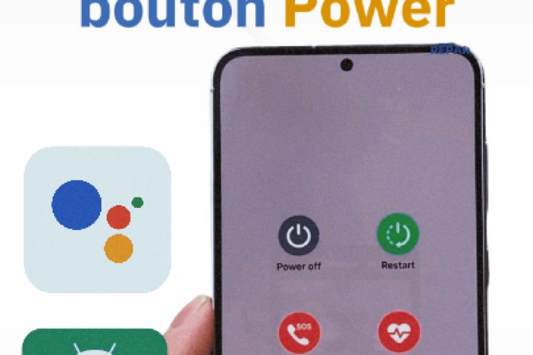 Retirer l’assistant vocal du bouton Power Android