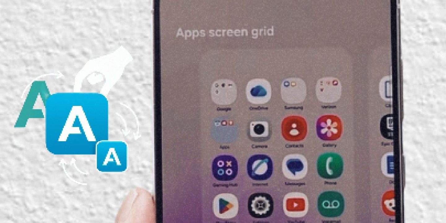 Changer taille icônes Android facilement