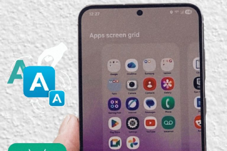 Changer taille icônes Android facilement
