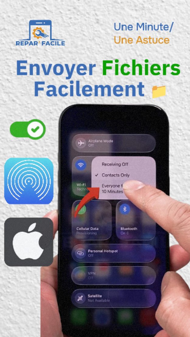 Activer AirDrop iPhone (2 méthodes faciles)