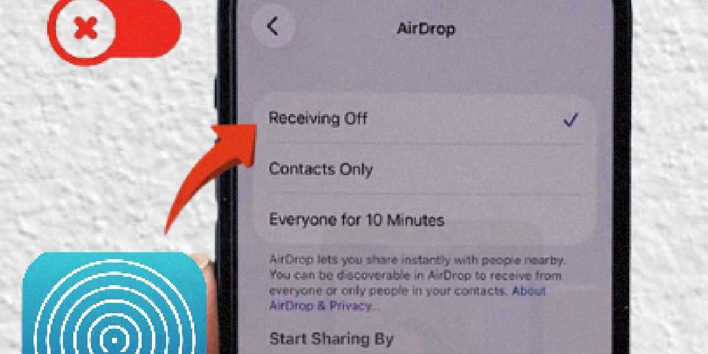 Désactiver AirDrop iPhone facilement