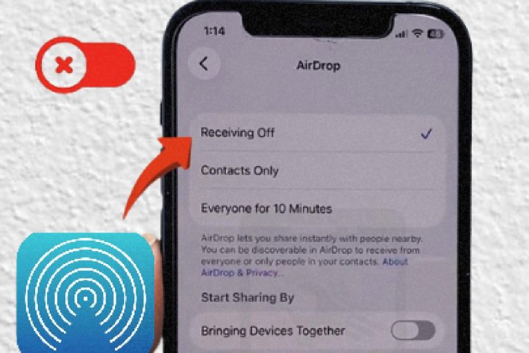Désactiver AirDrop iPhone facilement