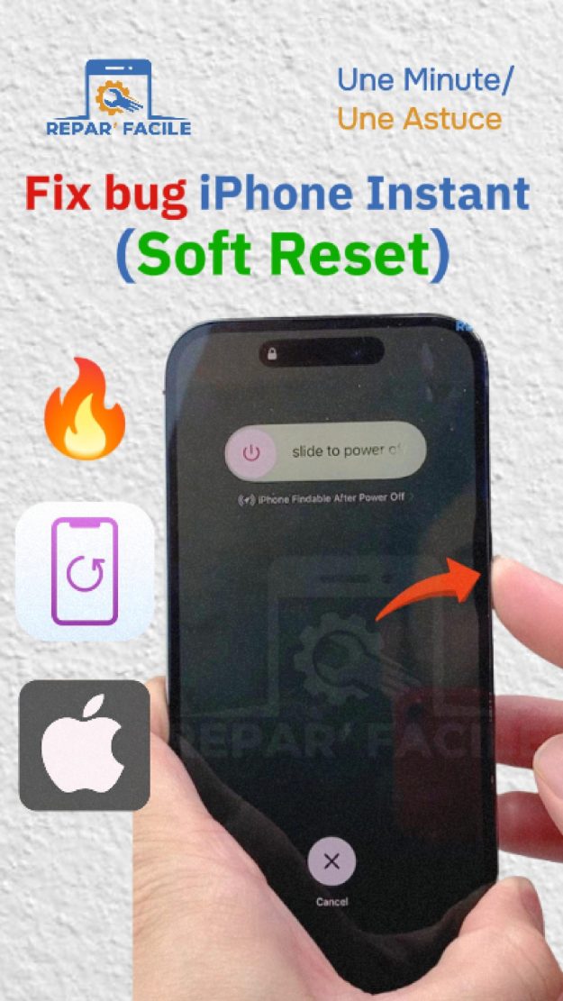 Redémarrage forcé iPhone : soft reset facile