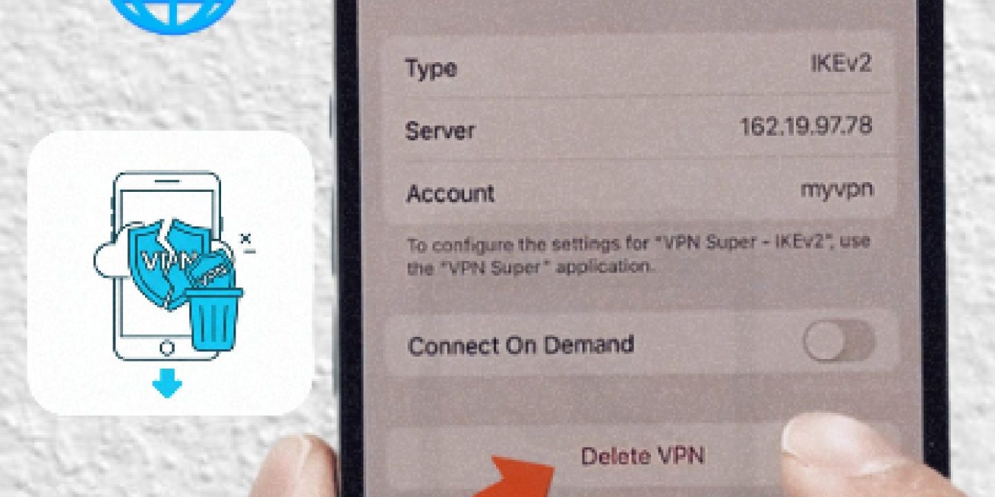 Supprimer VPN iPhone facilement