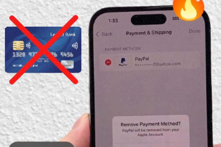 Supprimer carte bancaire iPhone