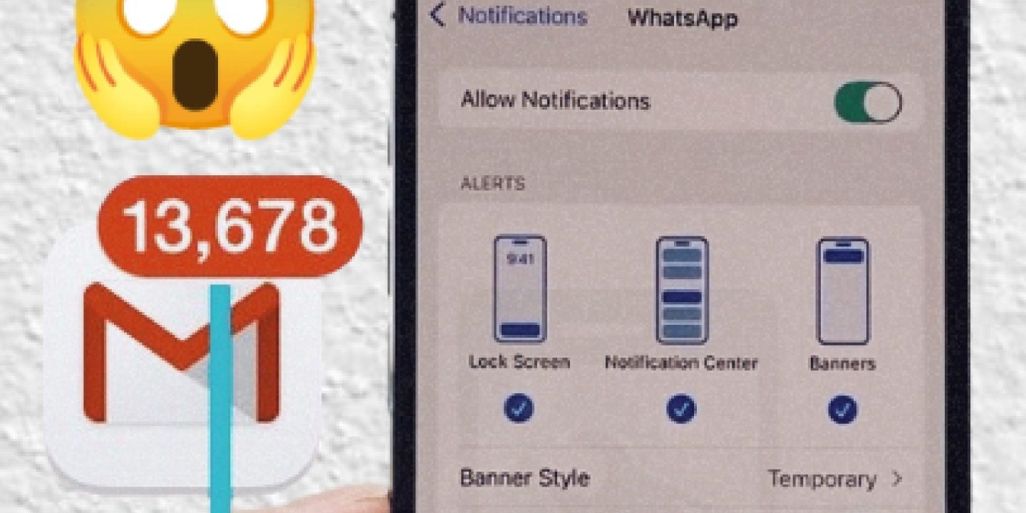 Supprimer badges iPhone (chiffres notifications)