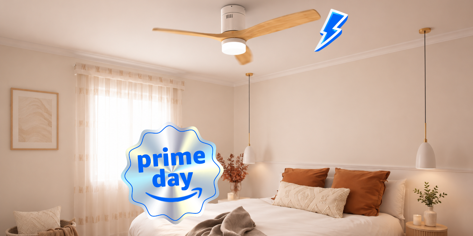 Ventilateur de plafond connecté à moins de 105€ l’offre Prime Day à ne pas manquer cet été