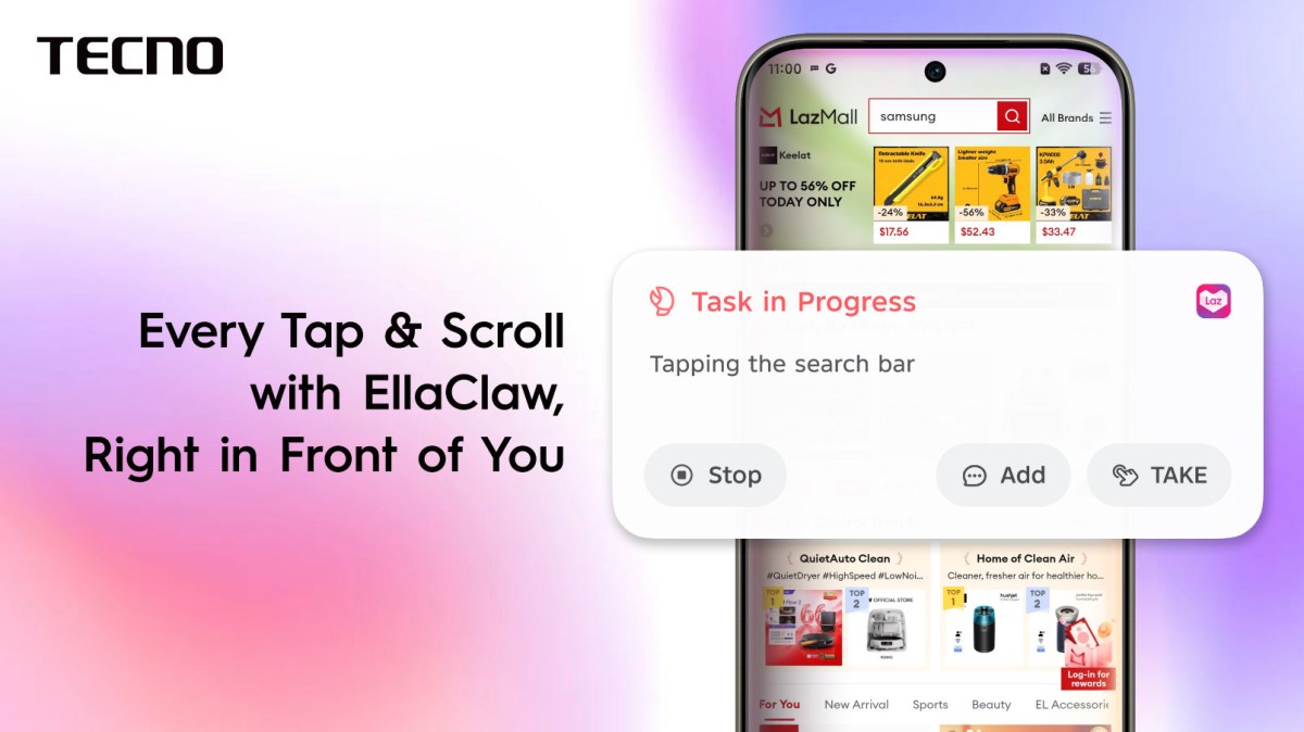 L’agent EllaClaw de Tecno révolutionne l’automatisation mobile avec l’IA