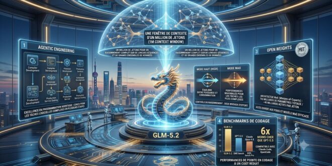 GLM-5.2 : l’IA open source chinoise qui défie GPT-5.5 à un coût dérisoire