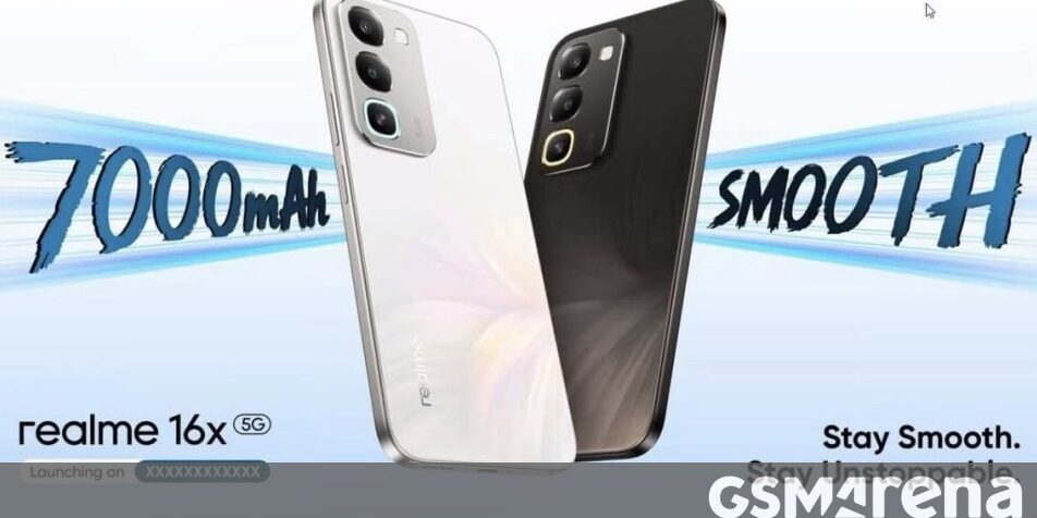 Realme 16x : une batterie géante de 7 000 mAh pour la version indienne Realme 16x : une batterie géante de 7 000 mAh pour la version indienne