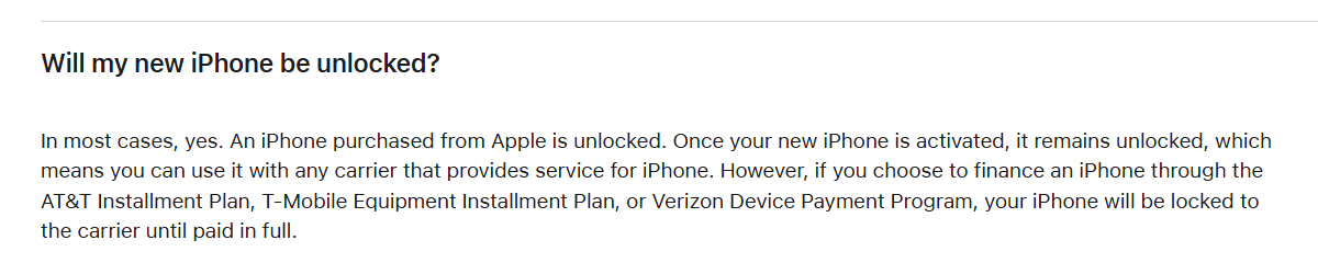 Pourquoi les iPhones financés par les opérateurs américains sont désormais verrouillés