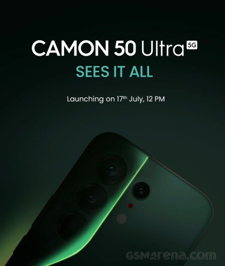 Découvrez le Tecno Camon 50 Ultra : date de lancement officielle en Inde
