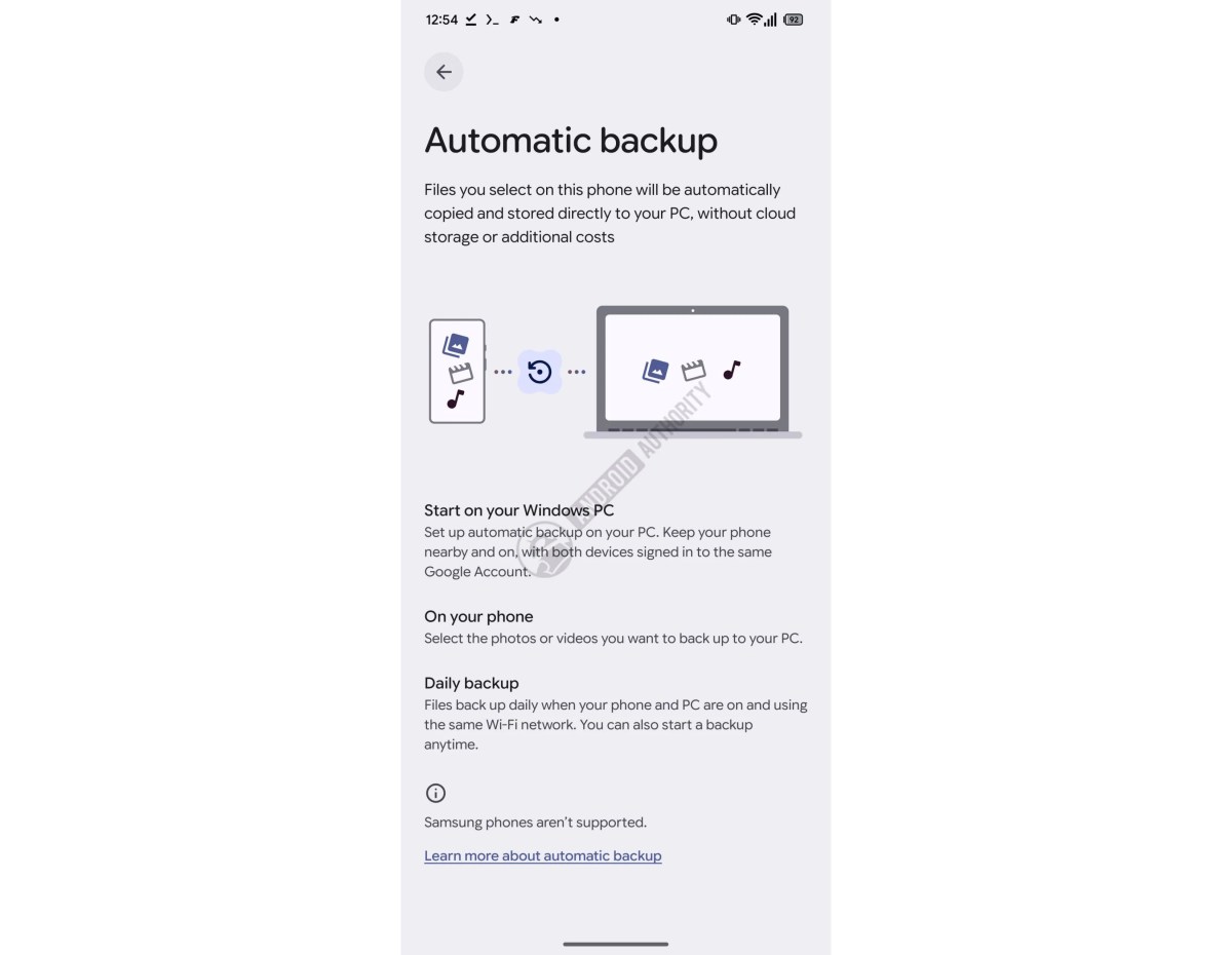 Pourquoi la fonction de sauvegarde automatique Android vers PC exclut les appareils Samsung