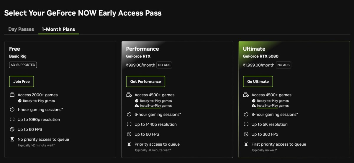 GeForce Now débarque en Inde : trois formules pour jouer sans limites