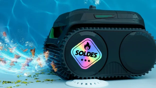 Profitez d’une piscine impeccable sans effort grâce à ce robot nettoyeur autonome en promotion