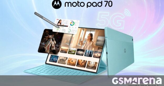 Motorola Moto Pad 70 : une tablette 5G avec écran géant et autonomie record