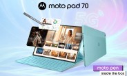 Motorola Moto Pad 70 : une tablette 5G avec écran géant et autonomie record