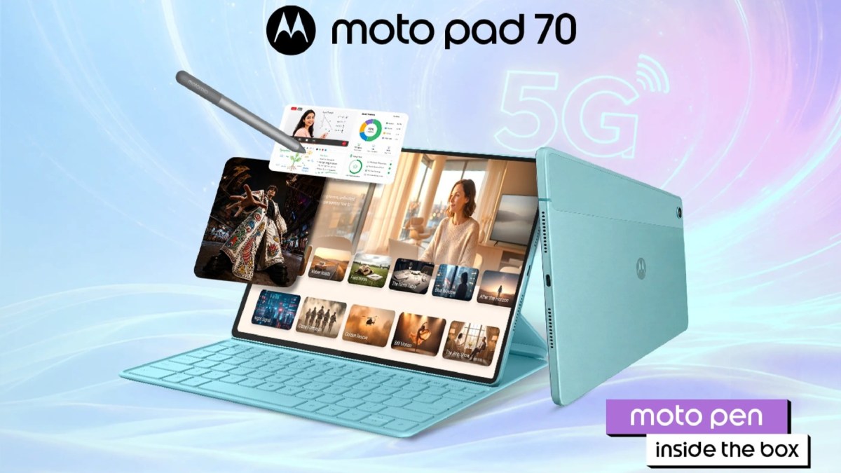 Motorola Moto Pad 70 : une tablette 5G avec écran géant et autonomie record
