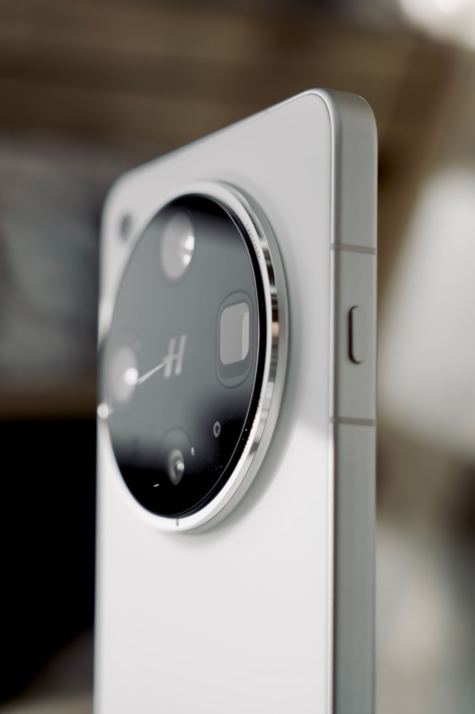 Objectif d'appareil photo de smartphone en gros plan