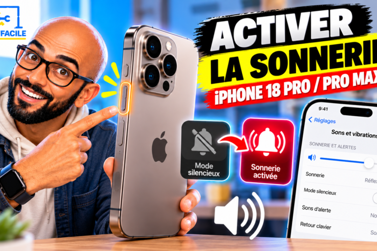 Comment activer la sonnerie sur iPhone 18 Pro et iPhone 18 Pro Max
