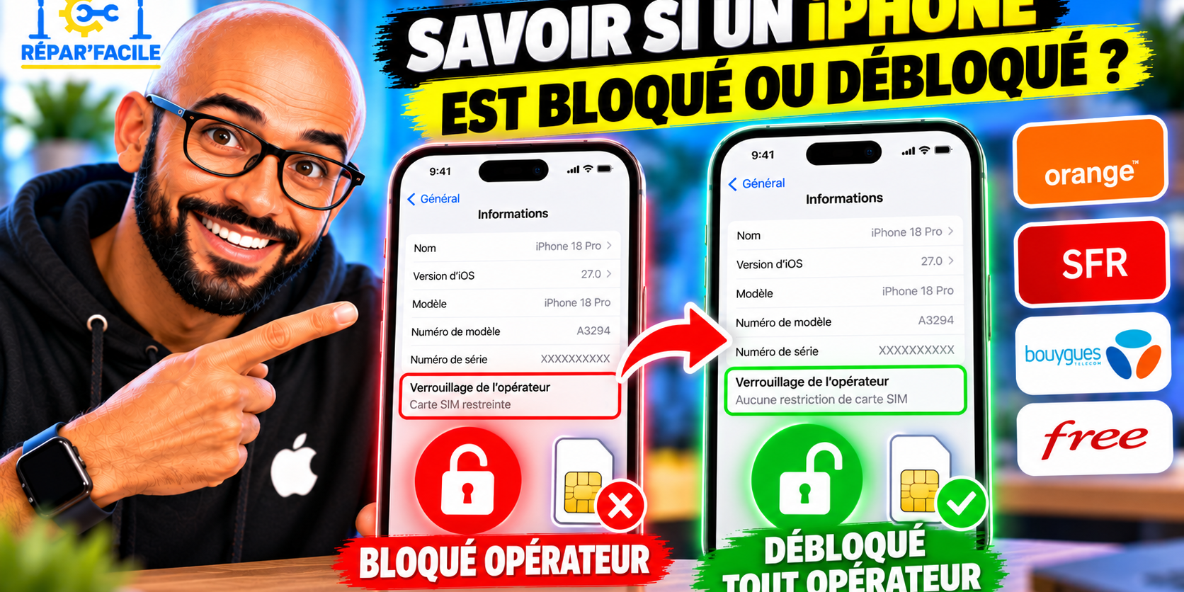 comment-savoir-iphone-debloque-operateur Comment savoir si un iPhone est bloqué par un opérateur ou débloqué ?