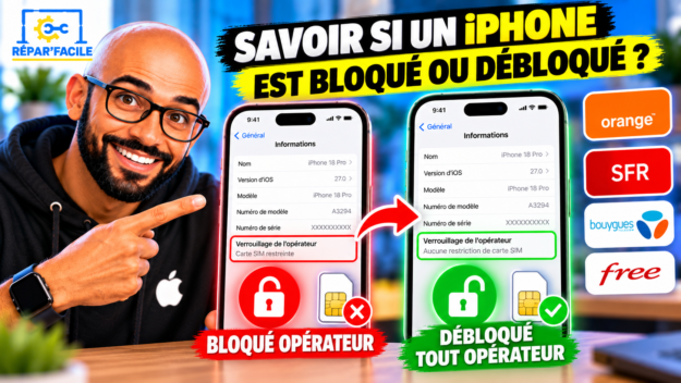 Comment savoir si un iPhone est bloqué par un opérateur ou débloqué ?