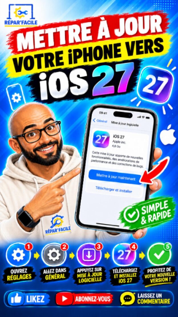 Comment mettre à jour son iPhone vers iOS 27 ?